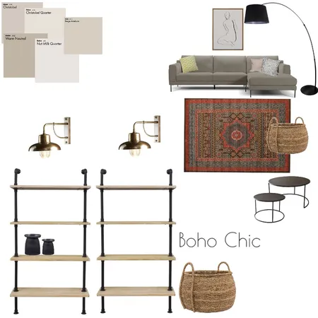 #1living room-bohochic Interior Design Mood Board by NaamaG on Style Sourcebook