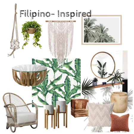 Filipino-Inspired Living Room Interior Design Mood Board by travellinpanda on Style Sourcebook