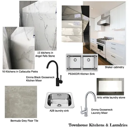 Townhouse Kitchen &amp; Laundry Interior Design Mood Board by House of Cove on Style Sourcebook