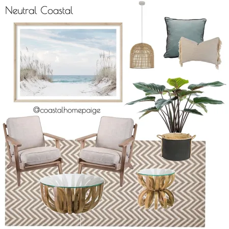 Neutral coastal Interior Design Mood Board by CoastalHomePaige on Style Sourcebook