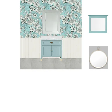 Reef - Powder Room Interior Design Mood Board by EmeraldandOchre on Style Sourcebook