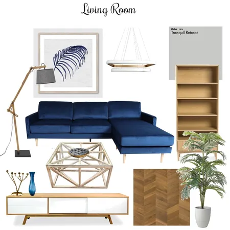 Living room Blue Oasis Interior Design Mood Board by Holi Home on Style Sourcebook