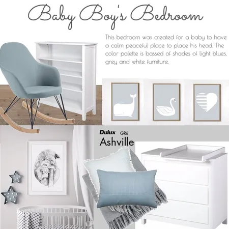baby boys bedroom Interior Design Mood Board by AislingKidney on Style Sourcebook