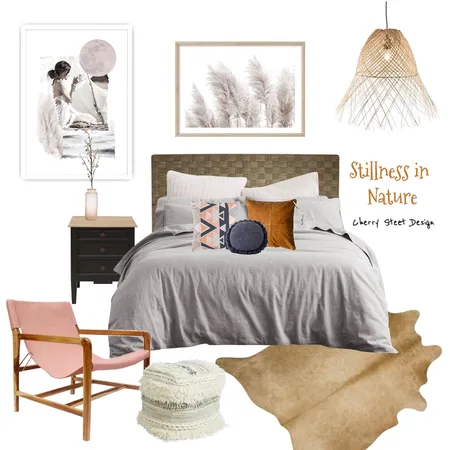 Boho Bedroom Interior Design Mood Board by EKT on Style Sourcebook