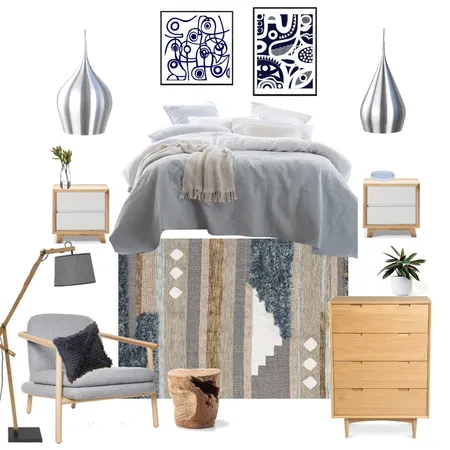 Nordic Bedroom Interior Design Mood Board by Taneisha on Style Sourcebook