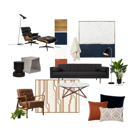Design Project 1 Living Interior Design Mood Board by Amy Louise Interiors on Style Sourcebook