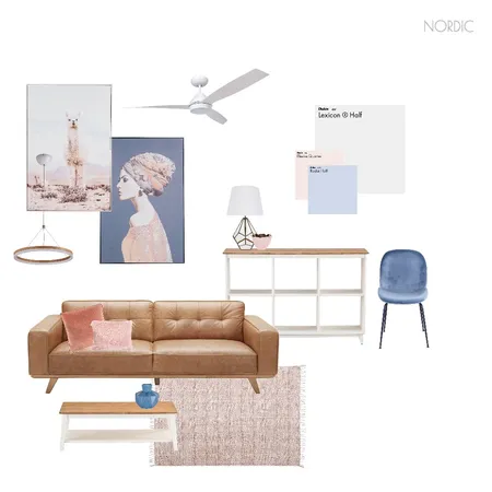 Nordic Living Blush Interior Design Mood Board by KellieB on Style Sourcebook