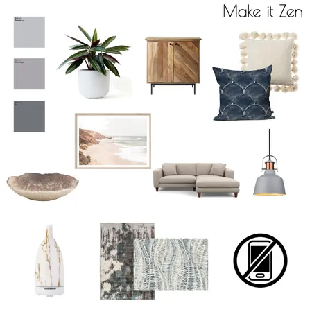 Zen Room Interior Design Mood Board by courtneyaubertin on Style Sourcebook