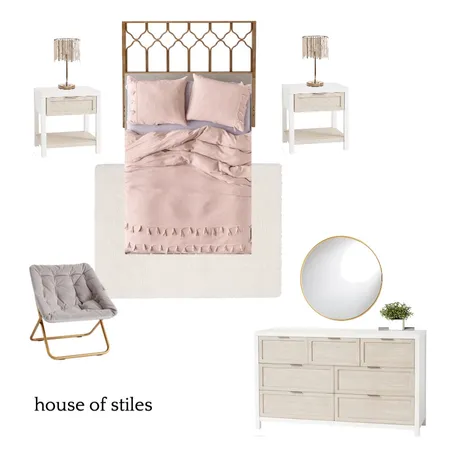 Teen Girl's Room Interior Design Mood Board by gisellestiles on Style Sourcebook
