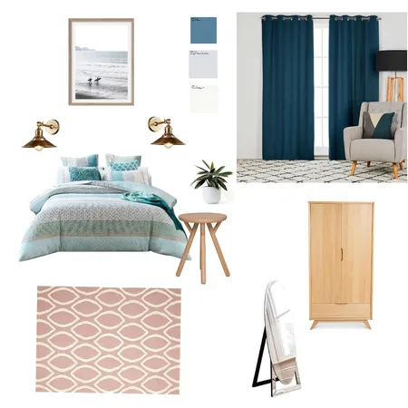 Teal with Red Accent Interior Design Mood Board by Annalisa on Style Sourcebook