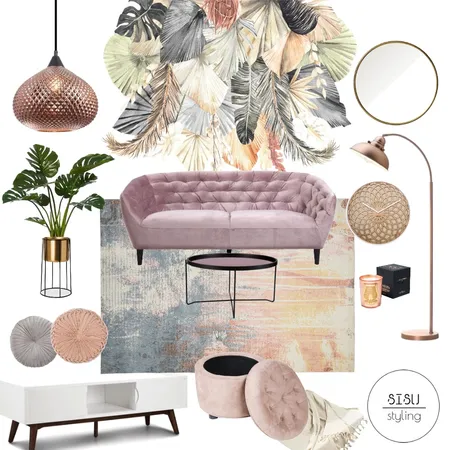 Luxe Loungeroom Interior Design Mood Board by Sisu Styling on Style Sourcebook