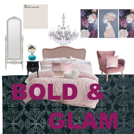 Bold and Glam Interior Design Mood Board by ShereeHillier on Style Sourcebook
