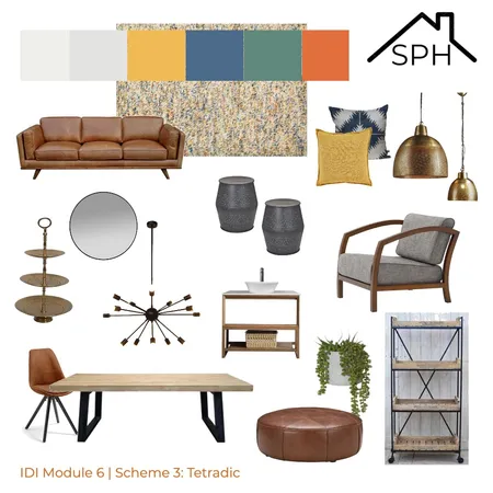 M6_Tetradic Interior Design Mood Board by Sital Patel Home on Style Sourcebook