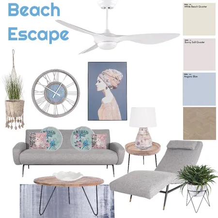 Beach Escape Lounge Room Interior Design Mood Board by tj10batson on Style Sourcebook