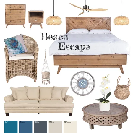 Beach escape Interior Design Mood Board by Taralouise on Style Sourcebook