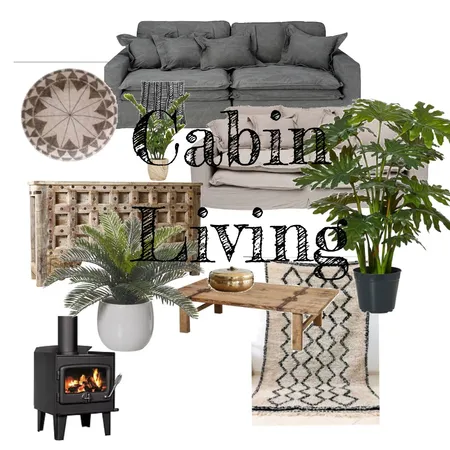 Cabin Living Interior Design Mood Board by Thevillagebungalow on Style Sourcebook