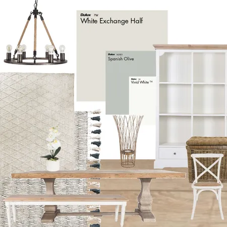 Hamptons Dining Interior Design Mood Board by Sqwelshy on Style Sourcebook