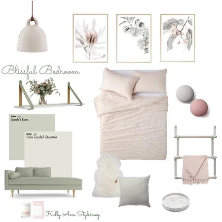 Blissful Bedroom Interior Design Mood Board by Kelly on Style Sourcebook