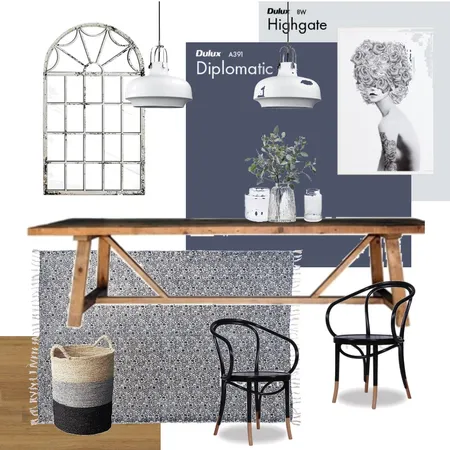 Elegant Farmhouse dining Interior Design Mood Board by BRAVE SPACE interiors on Style Sourcebook