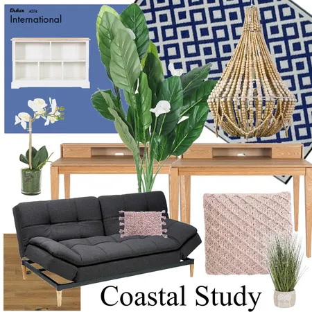 Coastal Study Interior Design Mood Board by TarynC on Style Sourcebook