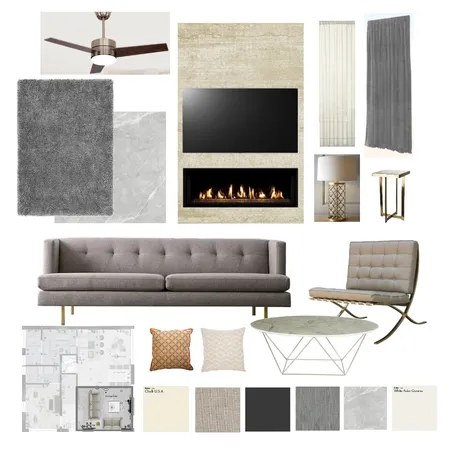 Living Room Interior Design Mood Board by TeckHock on Style Sourcebook