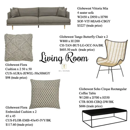 31 Taylor St Darlinghurst Living Room 2 Interior Design Mood Board by jvissaritis on Style Sourcebook