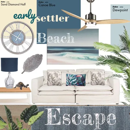 Early Settler Beach Escape Interior Design Mood Board by TrcyJ on Style Sourcebook