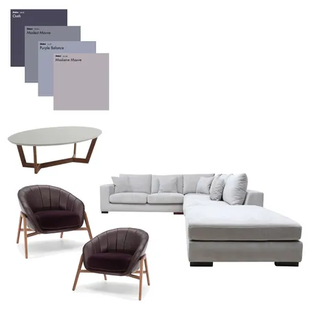 purple living room Interior Design Mood Board by hannamoyer on Style Sourcebook