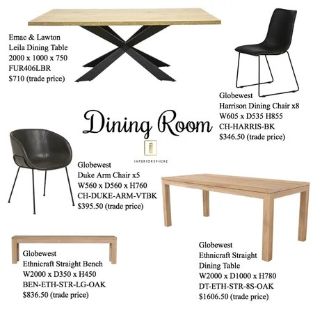 31 Taylor St Darlinghurst Dining Room Interior Design Mood Board by jvissaritis on Style Sourcebook