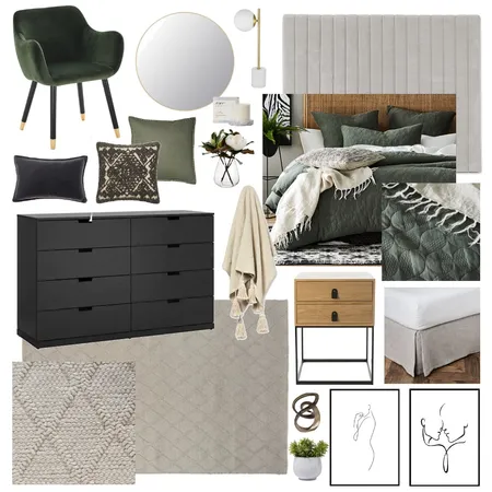 Emma master bedroom Interior Design Mood Board by Thediydecorator on Style Sourcebook