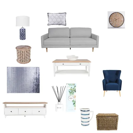 Beach Escape-living room Interior Design Mood Board by Samh on Style Sourcebook