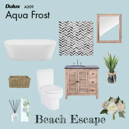 Beach Escape-bathroom Interior Design Mood Board by Samh on Style Sourcebook