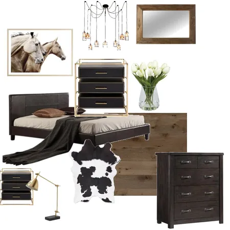 Rustic bedroom Interior Design Mood Board by Maxibaby on Style Sourcebook