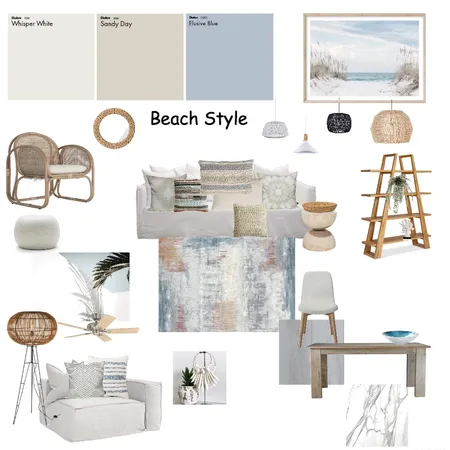 Beach Style Interior Design Mood Board by irenedan on Style Sourcebook