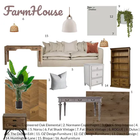 FarmHouse Interior Design Mood Board by DPM on Style Sourcebook