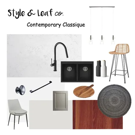 Contemporary Classique Interior Design Mood Board by Style and Leaf Co on Style Sourcebook