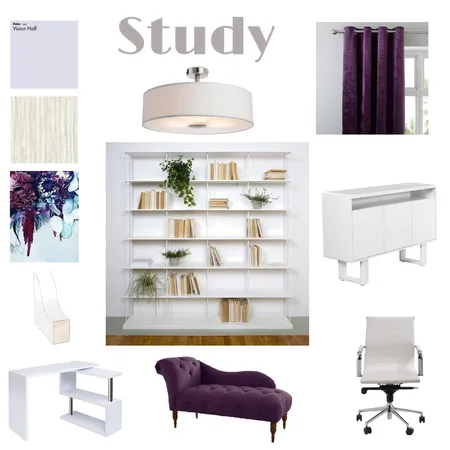 Study Style Interior Design Mood Board by Sabrina - The Ebury Collection LIfestyle on Style Sourcebook