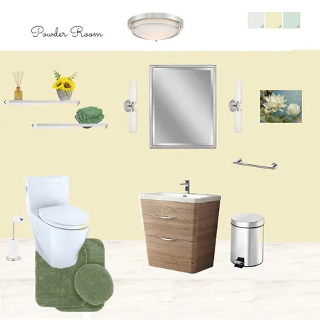 Powder Room Interior Design Mood Board by soniabhambri on Style Sourcebook