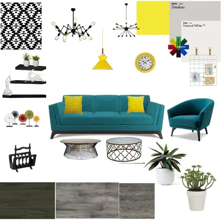 yellow room Interior Design Mood Board by andelazd on Style Sourcebook