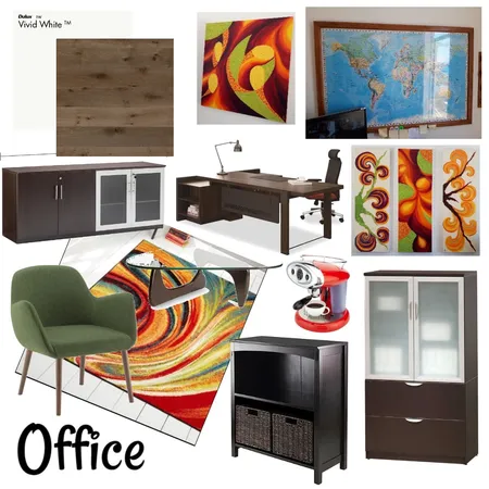 Module 10 Office Interior Design Mood Board by Alexandra Demajo on Style Sourcebook