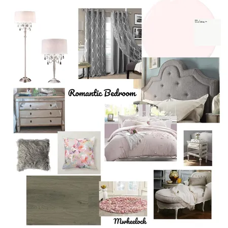 Romantic Bedroom Interior Design Mood Board by Wheemira on Style Sourcebook