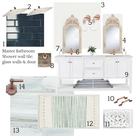 Master Bathroom Interior Design Mood Board by LaurenElizabethDesigns on Style Sourcebook