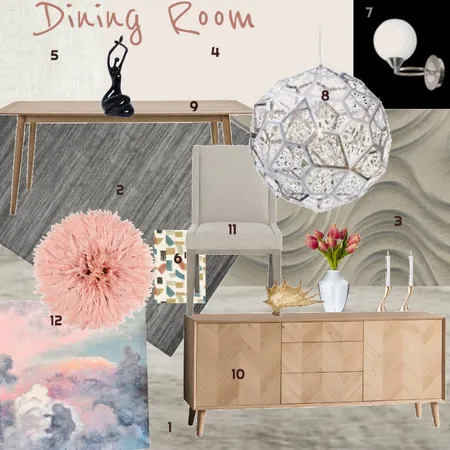 Dining Room Interior Design Mood Board by allbuttonedup on Style Sourcebook