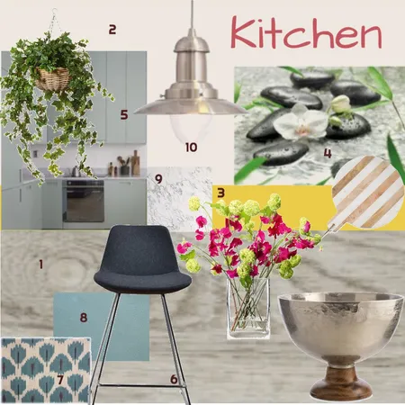 Kitchen Sample Board Interior Design Mood Board by allbuttonedup on Style Sourcebook