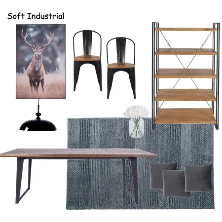 Soft Industrial Interior Design Mood Board by kirstycar on Style Sourcebook