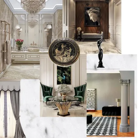 black Interior Design Mood Board by andelazd on Style Sourcebook