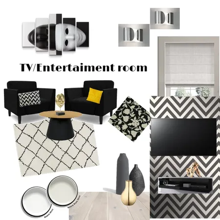 TV / Entertainment room Interior Design Mood Board by Joanna on Style Sourcebook