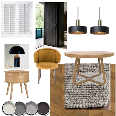 Furniture final draft  dining Los Angeles Ave house Interior Design Mood Board by edelhouse on Style Sourcebook