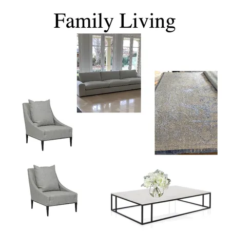 Family Living Room Interior Design Mood Board by Styleahome on Style Sourcebook