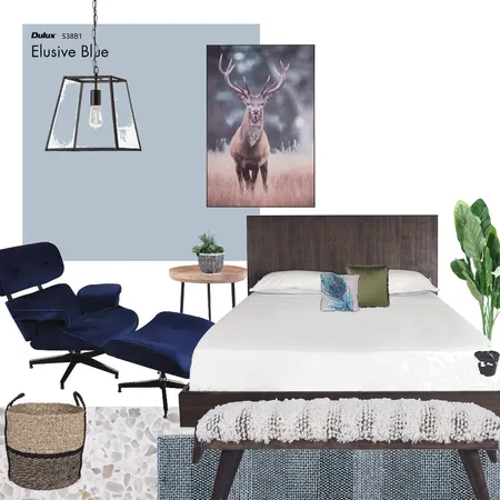 Soft Industrial Bedroom Interior Design Mood Board by Sqwelshy on Style Sourcebook